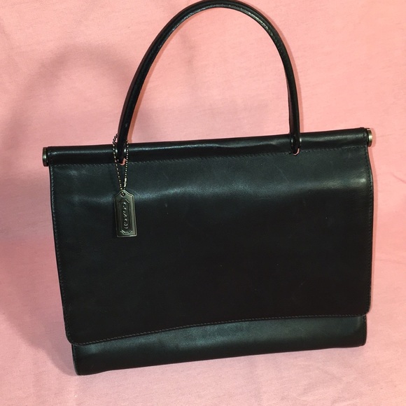 Coach Handbags - COACH Structured leather purse VINTAGE!